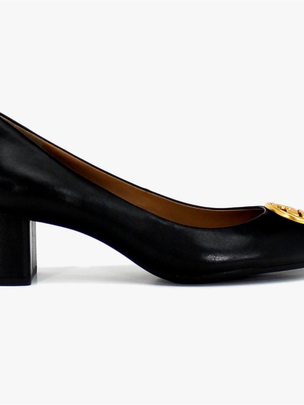 Tory Burch Women's Chelsea 50MM Pump (Perfect Black, Size 8) - Picture 2 of 8